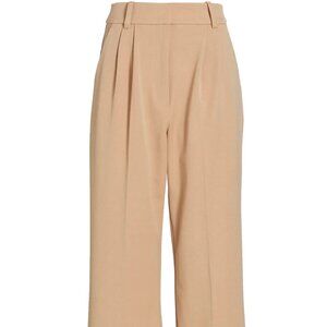 Favorite Daughter Pleated Wide-Leg Pants - Beige Size 4 - Tags still on